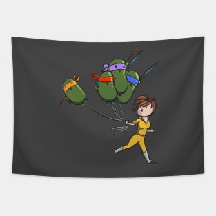 TMNT Balloons Tapestry