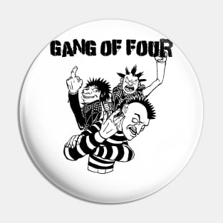 Punk Rock Man Of Gang Of Four Pin