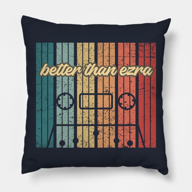 better than ezra cassette retro vintage Pillow by penciltimes