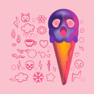 emoji ice-cream T-Shirt