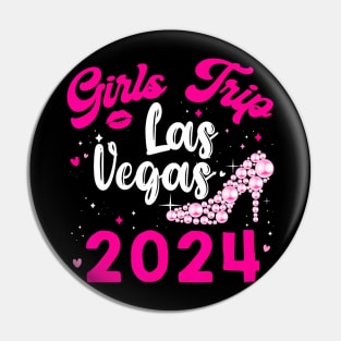 Las Vegas Girls Trip 2024 Cute Summer Vacation Party Match Pin