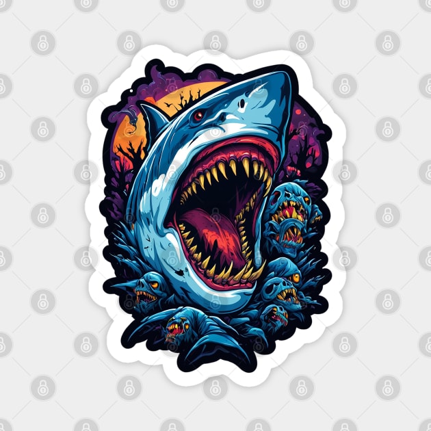 Menacing Shark Magnet by Urbanprint