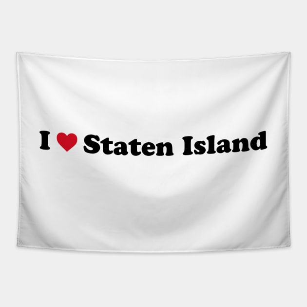 I Love Staten Island Tapestry by Novel_Designs