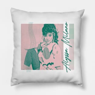 Alyssa Milano / / 80s Aesthetic Design Pillow