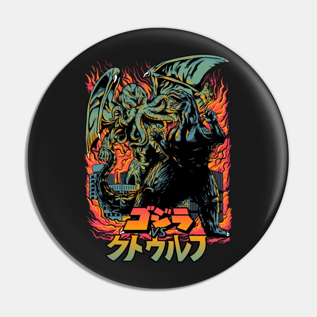 Clash of Gods Pin by AdamWorks