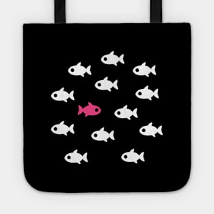 Fish swims against the stream, do it your way! - ORENOB Tote