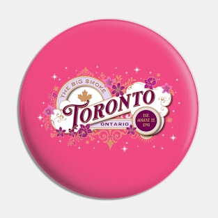 Toronto Vintage in Pinks Pin