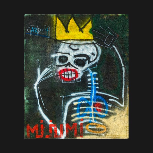 SKULL WITH CROWN by Basquiat