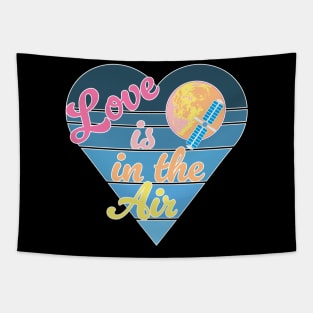 Love is in the air spy balloon Tapestry