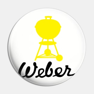 Grill Giants Weber Classic Vintage Yellow Kettle Pin