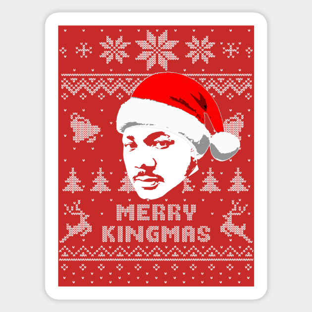 Martin Luther King Merry Kingmas - Mlk - Sticker