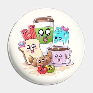 Kawaii Breakfast Pin