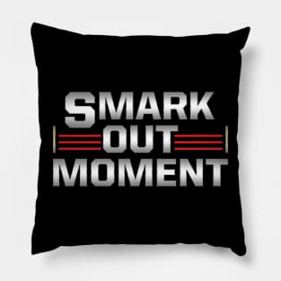 Smark Out Moment logo without belt (silver) Pillow