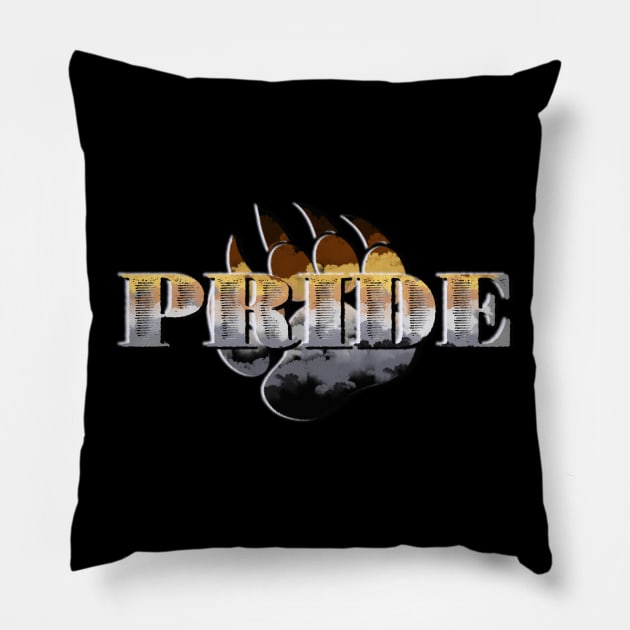 Bear Pride Pillow by benjaminfaucher7