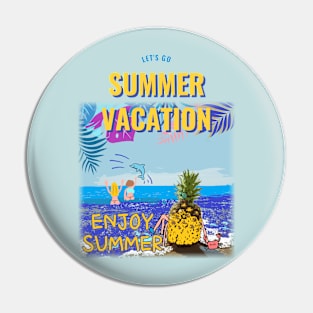 summer vacation Pin