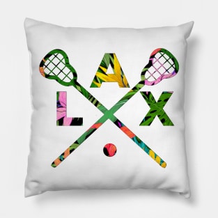 Floral lacrosse Pillow