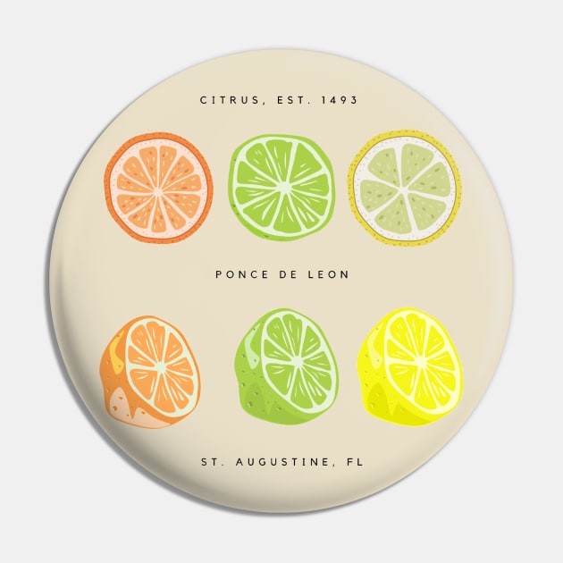 Citrus Est. 1493 Pin by ceili's Designs