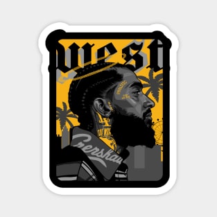 Nipsey Hussle Tribute Magnet