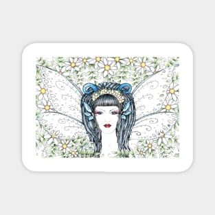 Altuneitive blue dreadlock festival fairy Magnet