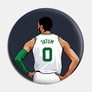 Jayson Tatum Vector Standing Pin