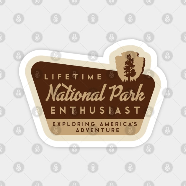 National Park Enthusiast Magnet by DesignWise