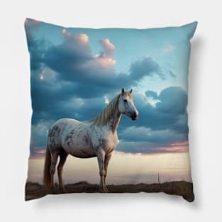 Horse Animal Nature Majestic Wilderness Pillow