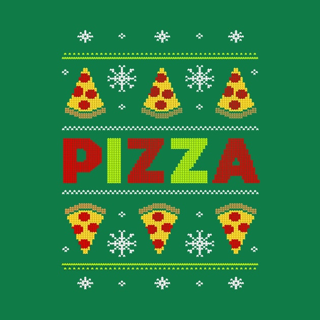 Pizza Christmas - Funny Christmas by igzine