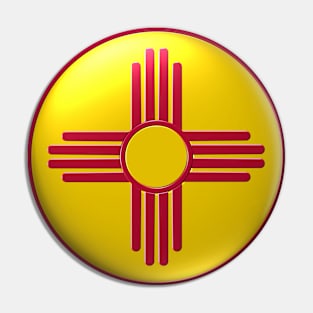 Captain New Mexico Shield Pin