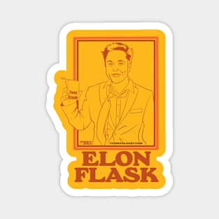 Elon Flask Magnet