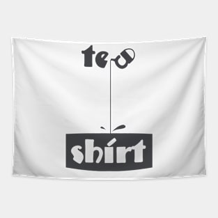 Tea Shirt darkgrey ver T-Shirt Tapestry