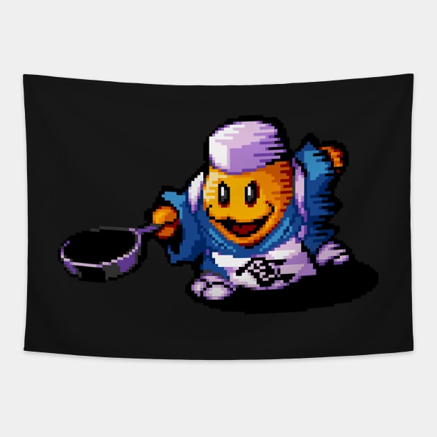 Quick Draw Chef Kawasaki Tapestry by ergilHoban9