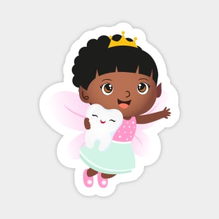 Black tooth fairy Magnet