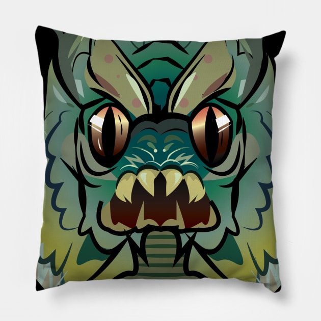 Monster Squad tribute Gill-Man Pillow by Gimmickbydesign