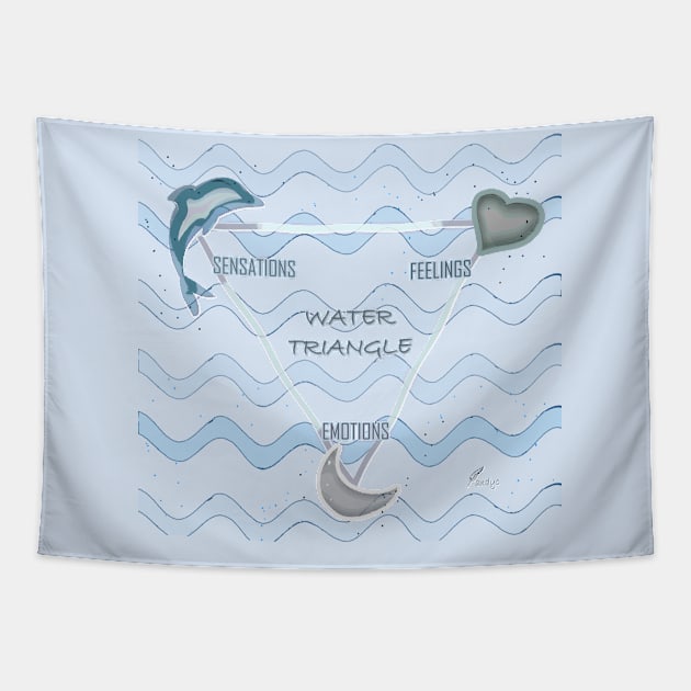 WATER SIMPLE S Tapestry by ACUANDYC