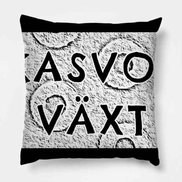 Kasvot Vaxt Pillow by shafknyper@yahoo.com