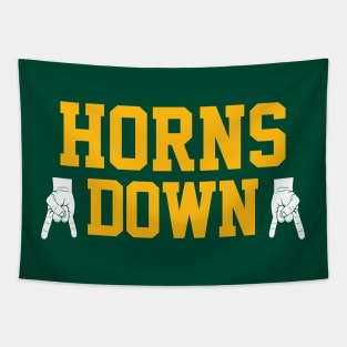 Horns Down - Green Tapestry