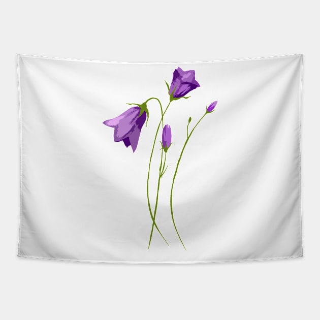 Wildflowers garden Tapestry by Ljuko