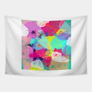 Collage Art Abstract Multicolor Colorful Tapestry