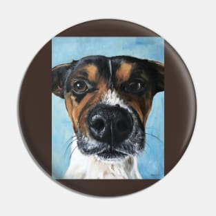 Jack Russell Face Pin