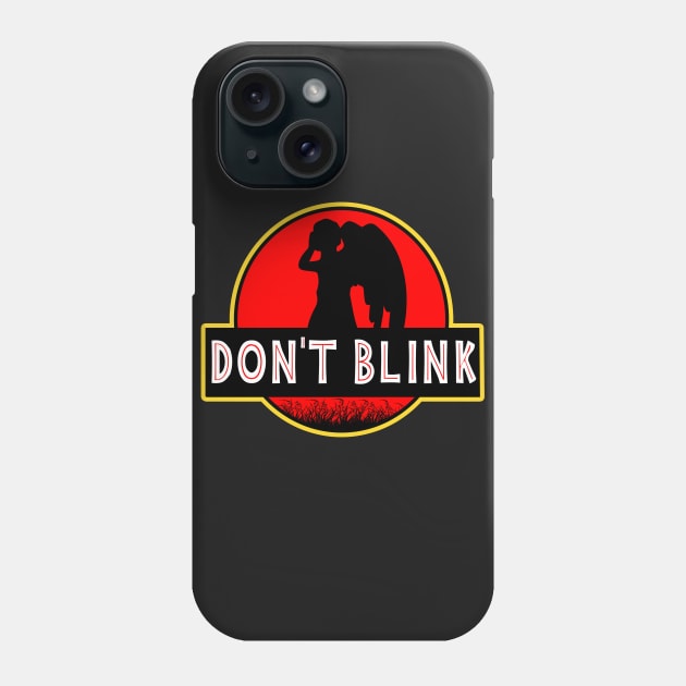 Dr Who Jurassic Park Dont Blink Phone Case by Nova5