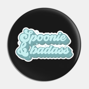 Invisible illness spoonie sticker Pin