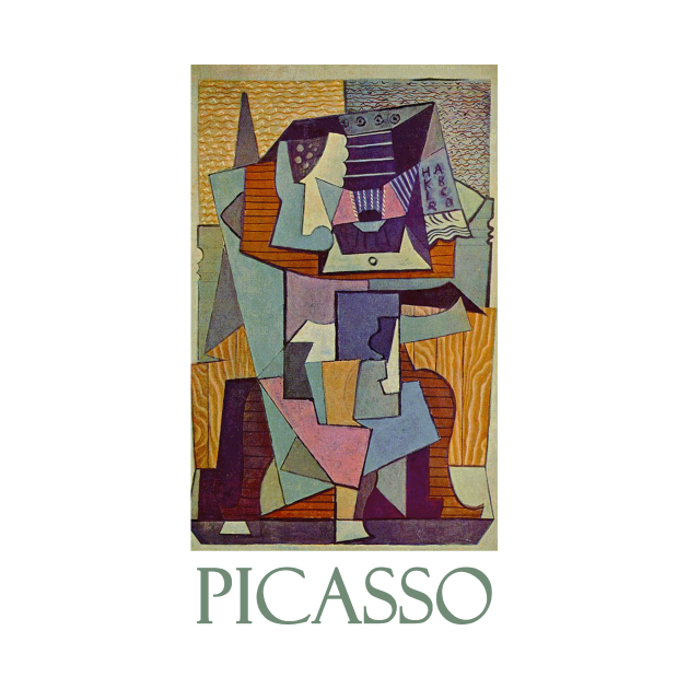 Discover The Table (1919) by Pablo Picasso - Picasso Paintings - T-Shirt