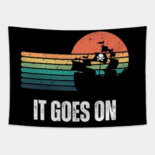 It goes on tshirt Tapestry