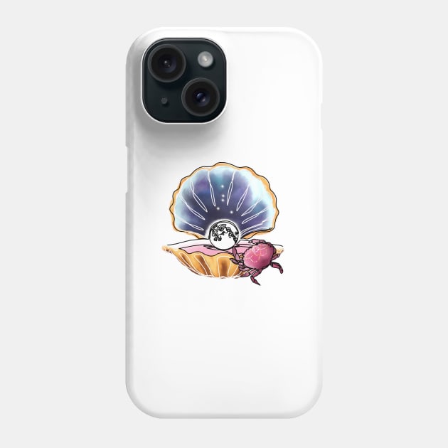 Cancer zodiac Phone Case by ArtInPi