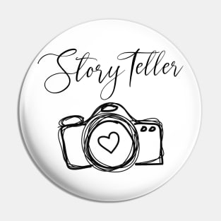 Photographer Story Teller Pin