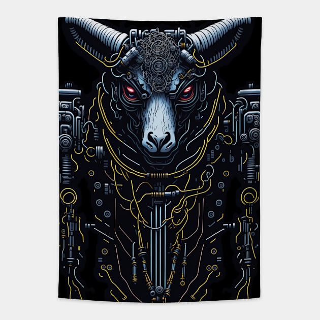 Electric Sheep Tapestry by Houerd