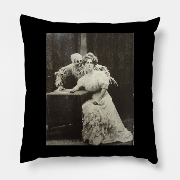 Memento Mori Pillow by The Curious Cabinet