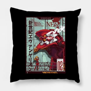 Evangelion Unit 2 Artwork Pillow