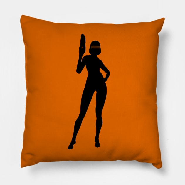 Mass Effect: EDI Pillow by firlachiel