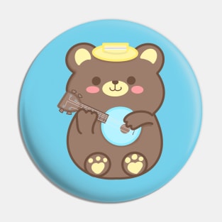 Banjo bear Pin